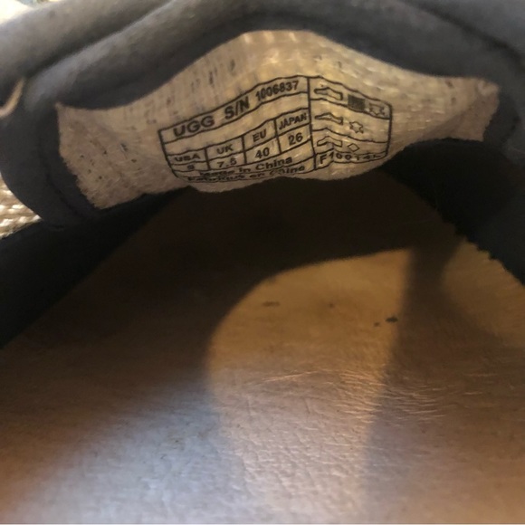 Ugg Navy and Ivory Slip On Flats - Size 9 - Picture 15 of 15